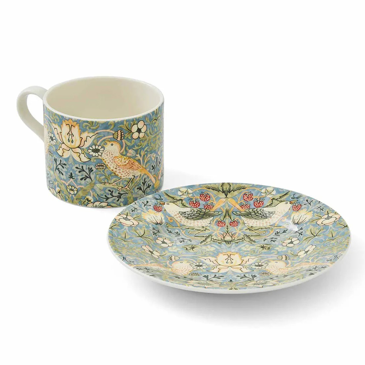 Пара чайная Spode Morris & Co Strawberry Thief