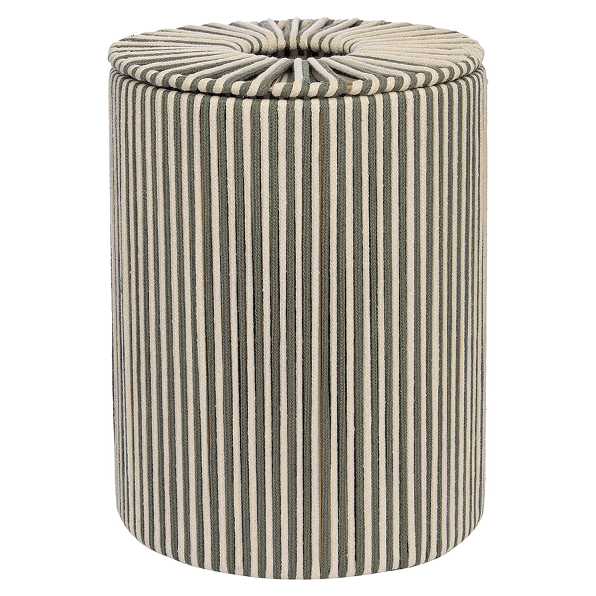 Корзина плетеная Tkano Ethnic Dholak Grey, размер M