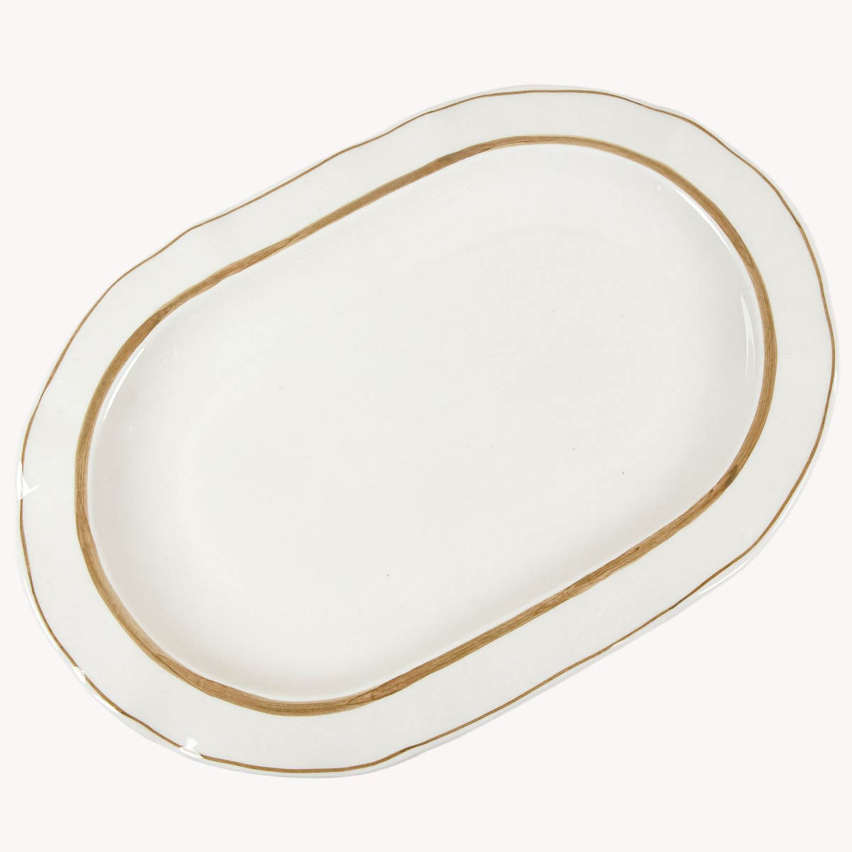 Блюдо овальное Дымов Керамика Нерль Ягодная Крыжовник 36см