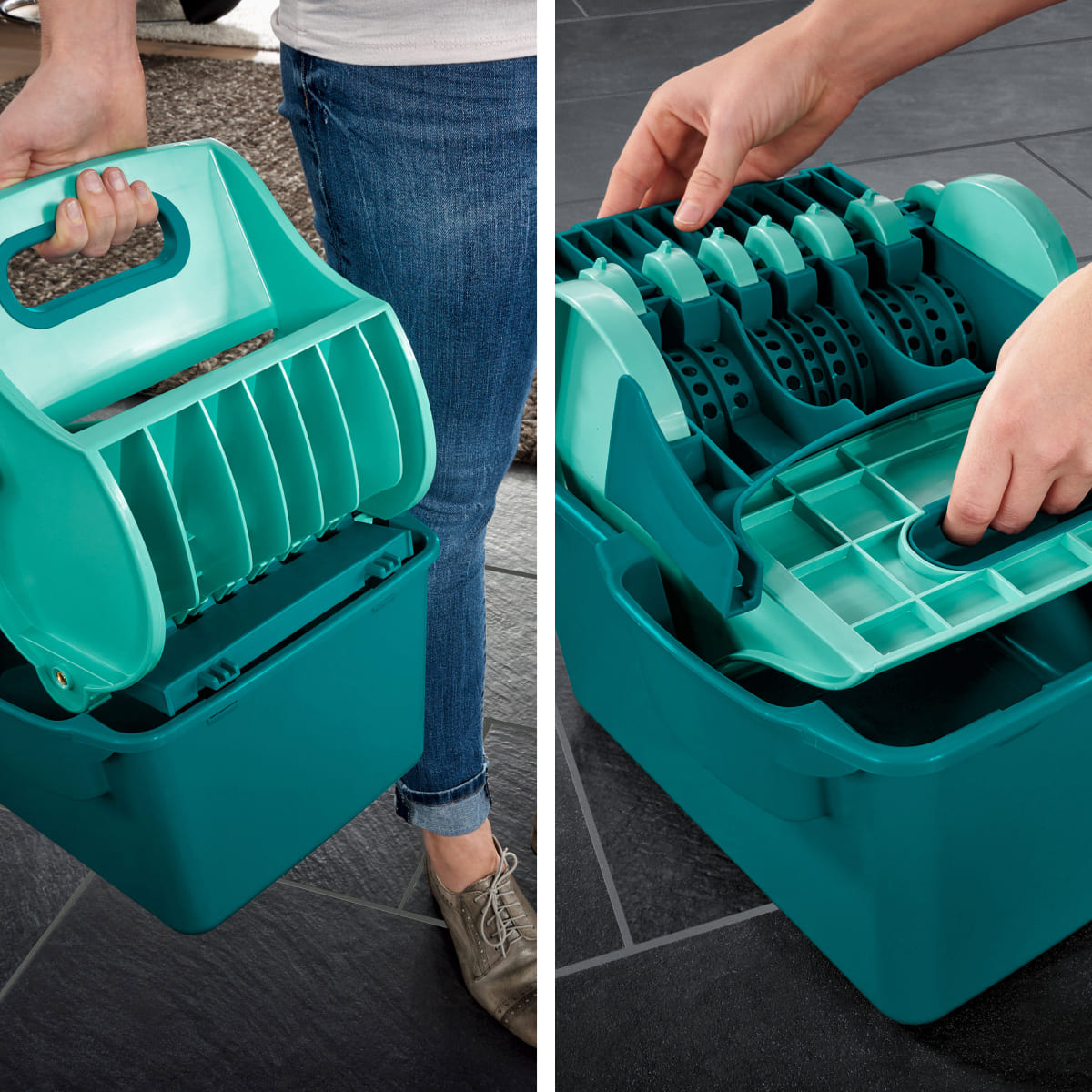 Ведро с отжимом Leifheit Perfect, 8л