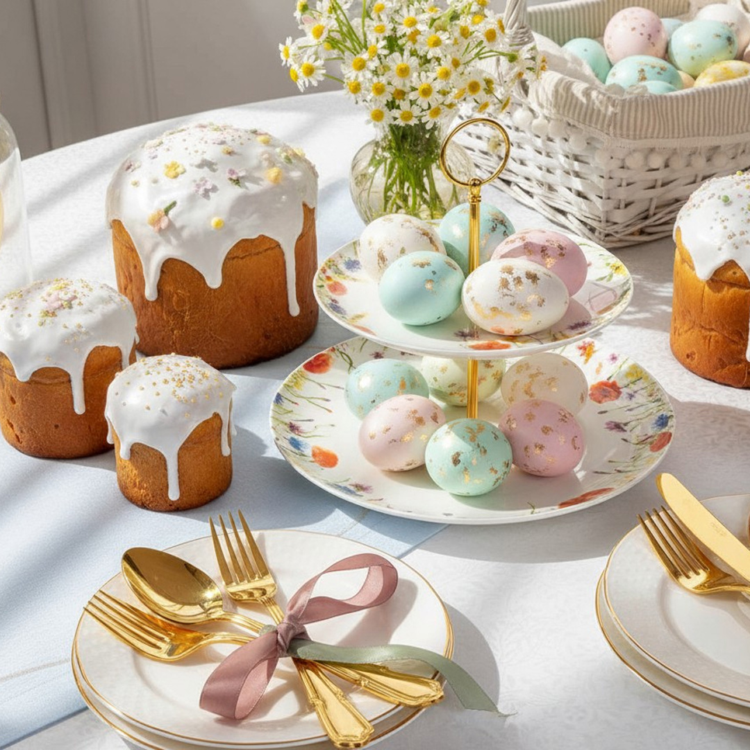 Как красиво подать пасхальные яйца к столу