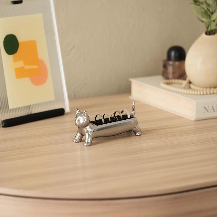 Держатель для колец Umbra Ali Cat, хром