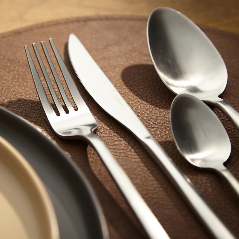 Набор столовых приборов Liberty Jones Pure 24 предмета на 6 персон, матовый серебряный