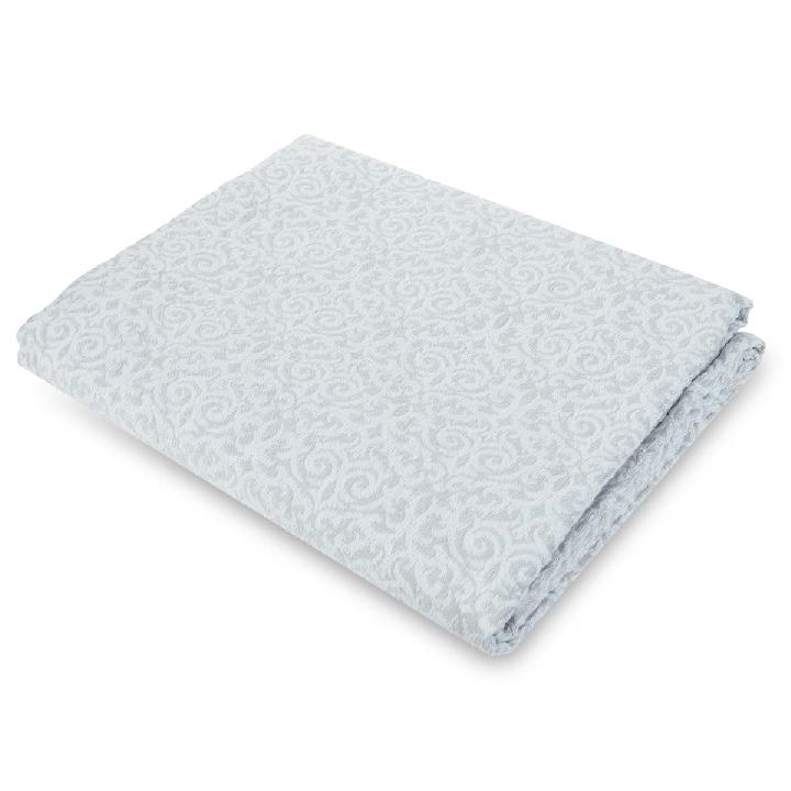 Покрывало евро Portugal Home Margot White & Grey 260x260см