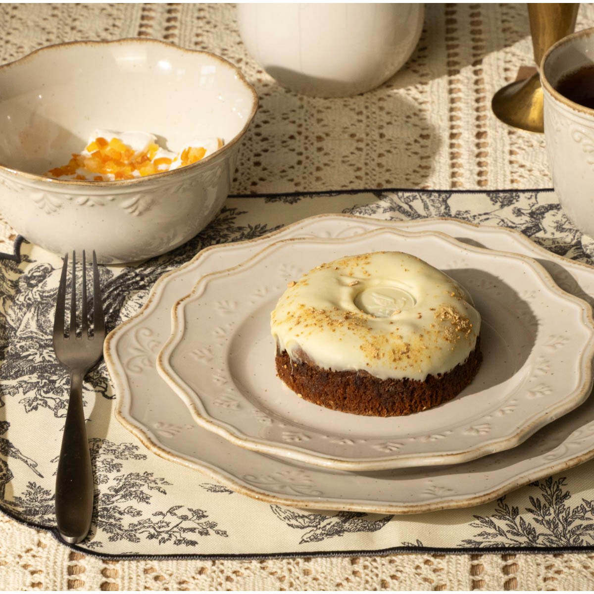 Тарелка закусочная Дымов Керамика Мотив. Солнце