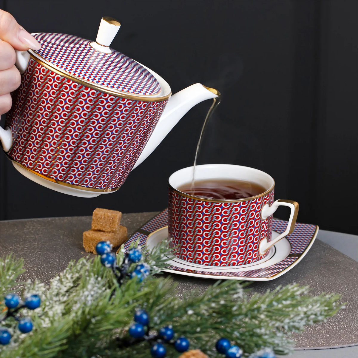 Набор чайный Esprado Eterna vivat 10 предметов на 4 персоны