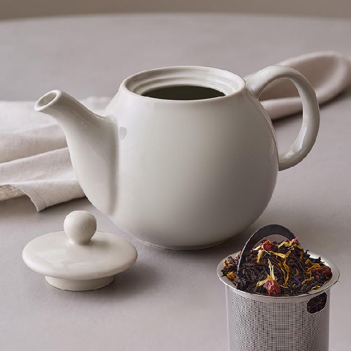 Чайник заварочный с ситом Liberty Jones Pure 1л, светло-серый