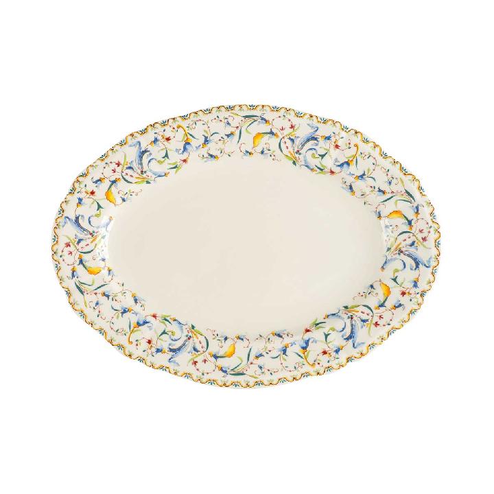 Блюдо овальное Gien Toscana 34,5x25,3см