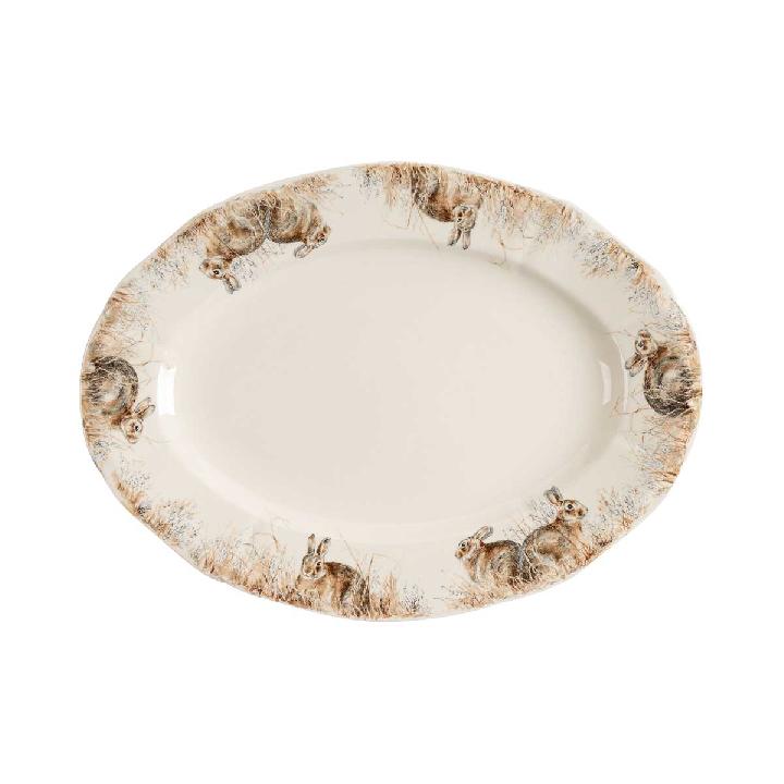 Блюдо овальное Gien Sologne 39,3x29см