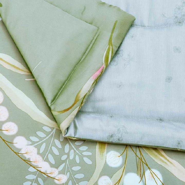 Одеяло легкое 1,5-спальное Anabella Asabella, цвет оливковый