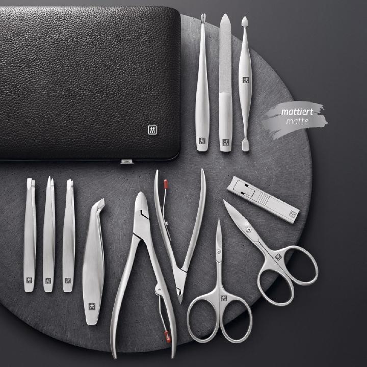 Набор маникюрный Zwilling Twinox 12 предметов, черный