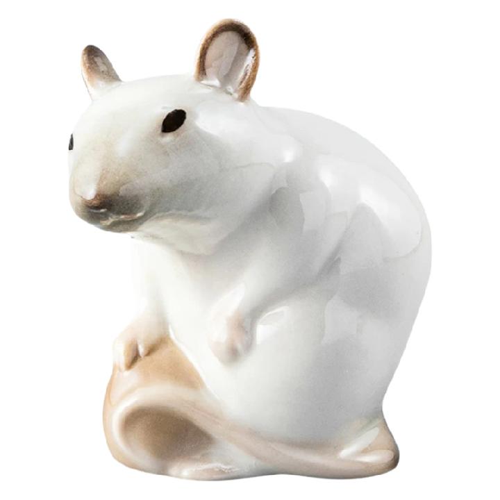 Статуэтка Императорский фарфоровый завод Мышь с орехом сиамская