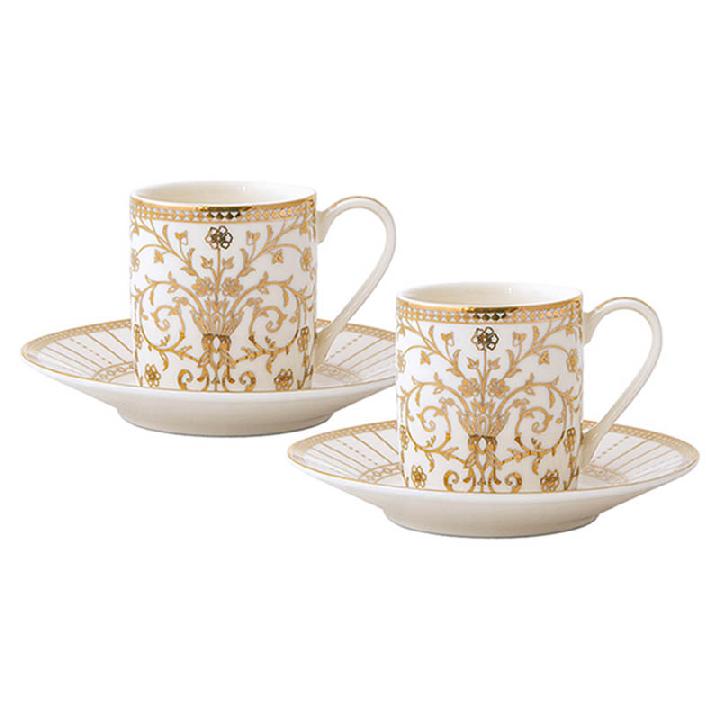 Пара кофейная Pozzi Milano 1876 Golden