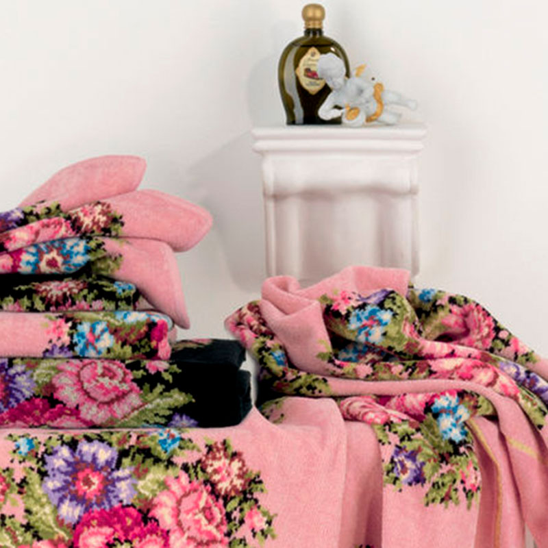 Полотенце Feiler Elisaveta 75x150см, цвет серо-голубой