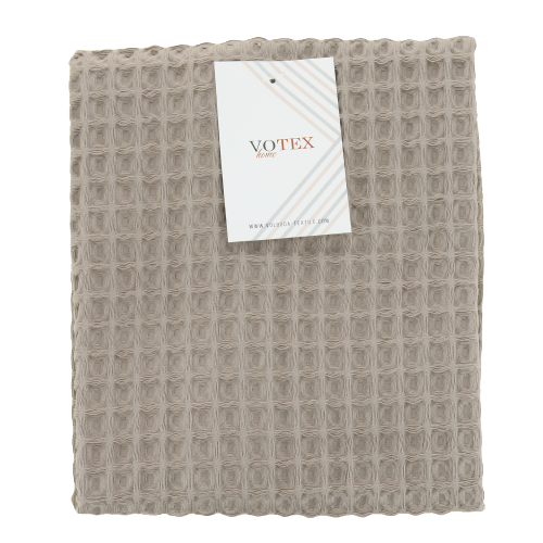 Полотенце вафельное Вотекс Бохо 44x90см, фраппе