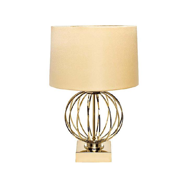 Лампа настольная Гарда Декор, золотистый плафон
