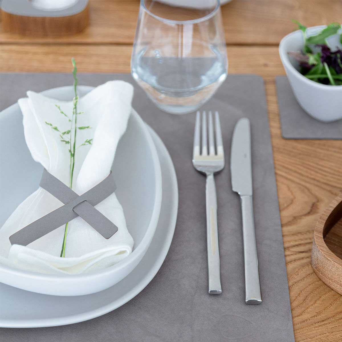 Салфетка сервировочная LIND DNA Nupo nomad grey