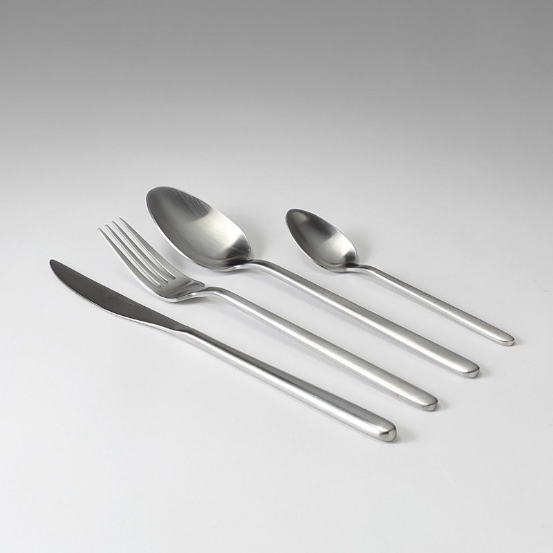 Набор столовых приборов Liberty Jones Pure 24 предмета на 6 персон, матовый серебряный