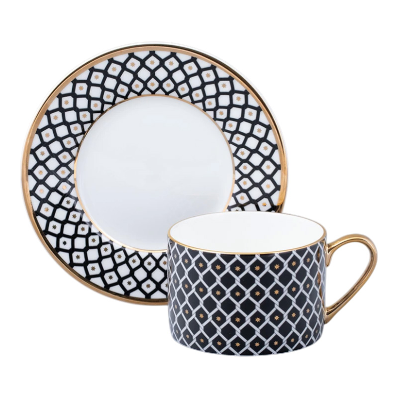 Чайная пара Императорский фарфоровый завод Идиллия Неро