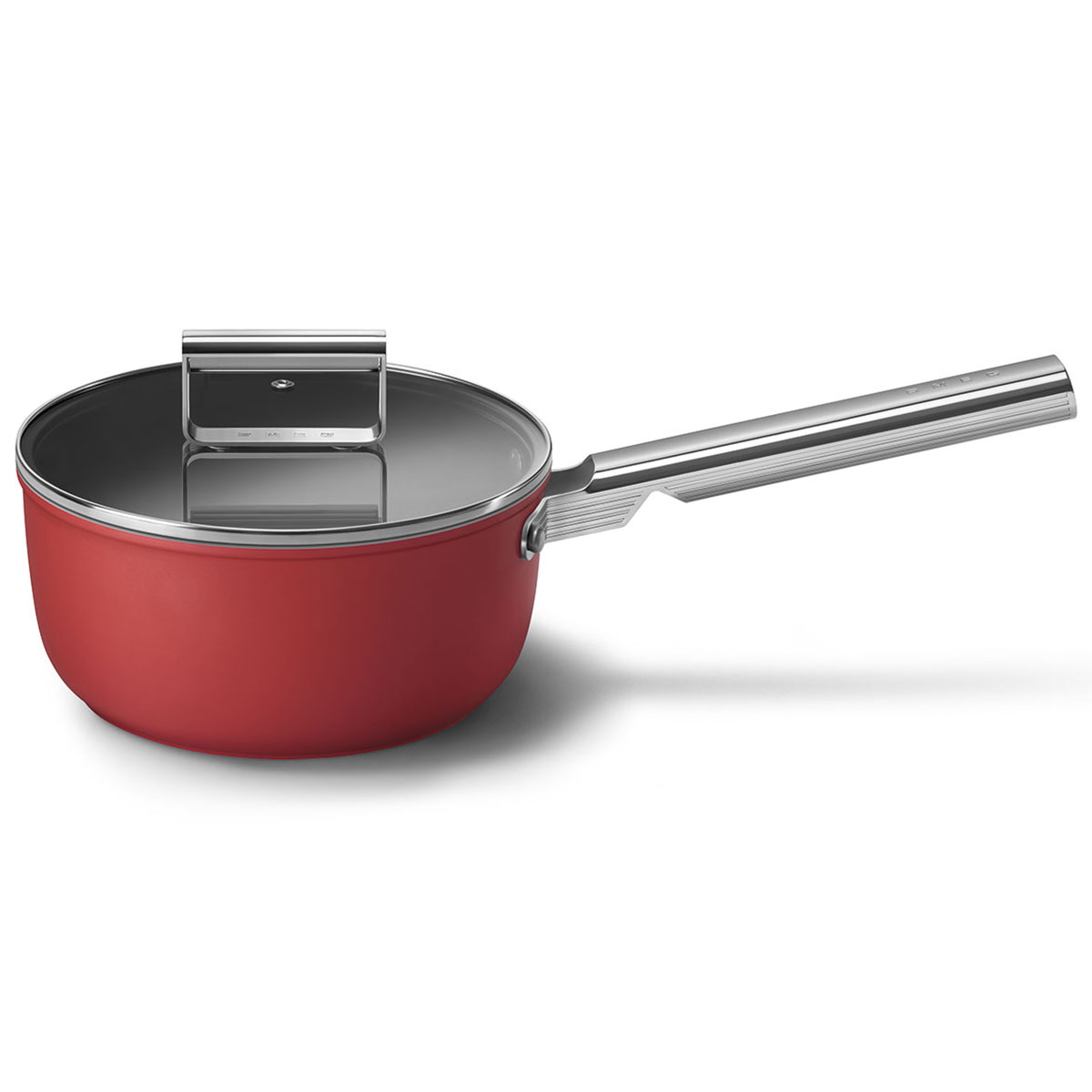 Сотейник с крышкой Smeg 50’s Style 20см, red