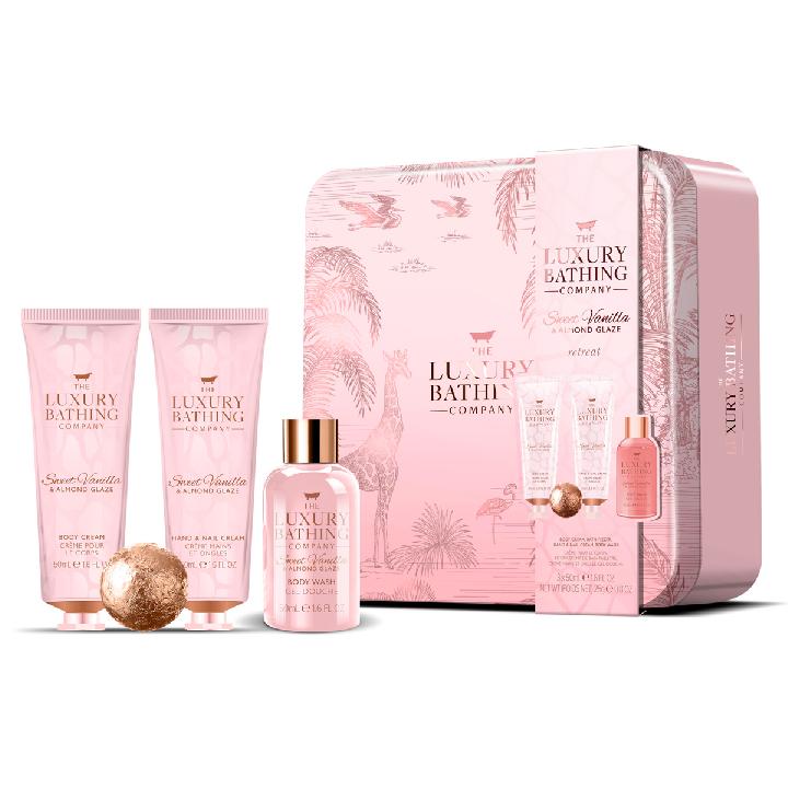 Подарочный набор The Luxury Bathing Company Уединение Сладкая ваниль и миндальная глазурь