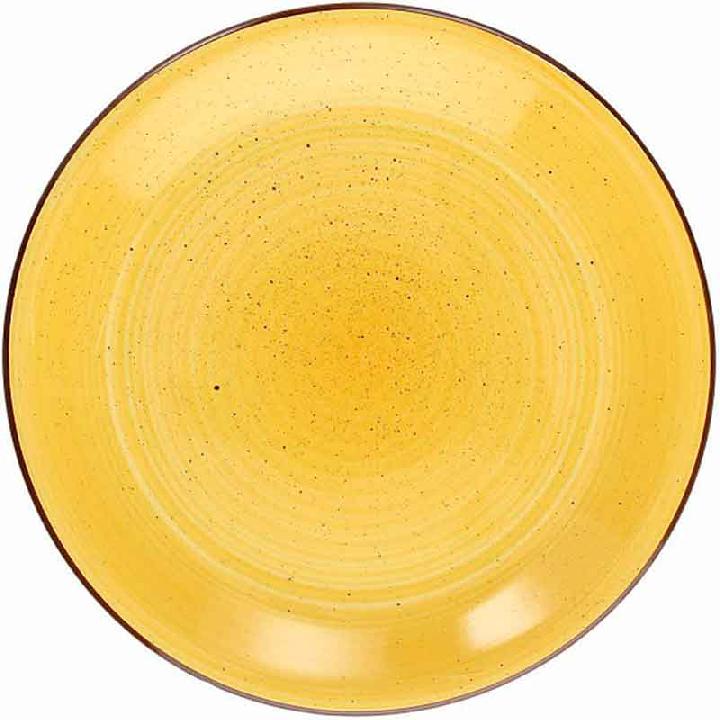 Тарелка обеденная Tognana Art&Pepper, цвет желтый