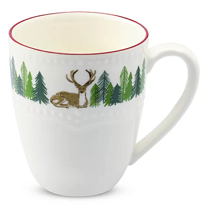 Кружка Tkano New Year Essential Nordic forest