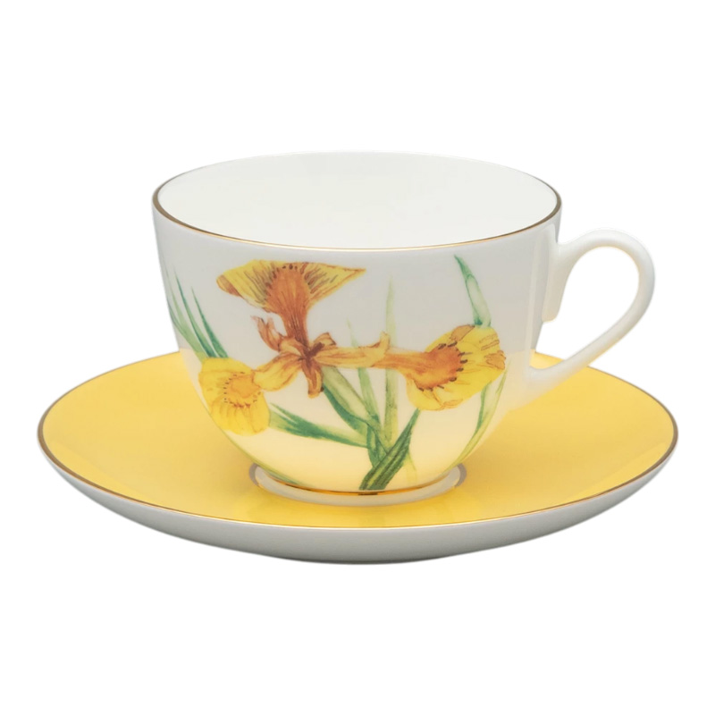 Чайная пара Императорский фарфоровый завод L'Art Des Fleurs Лесной свет