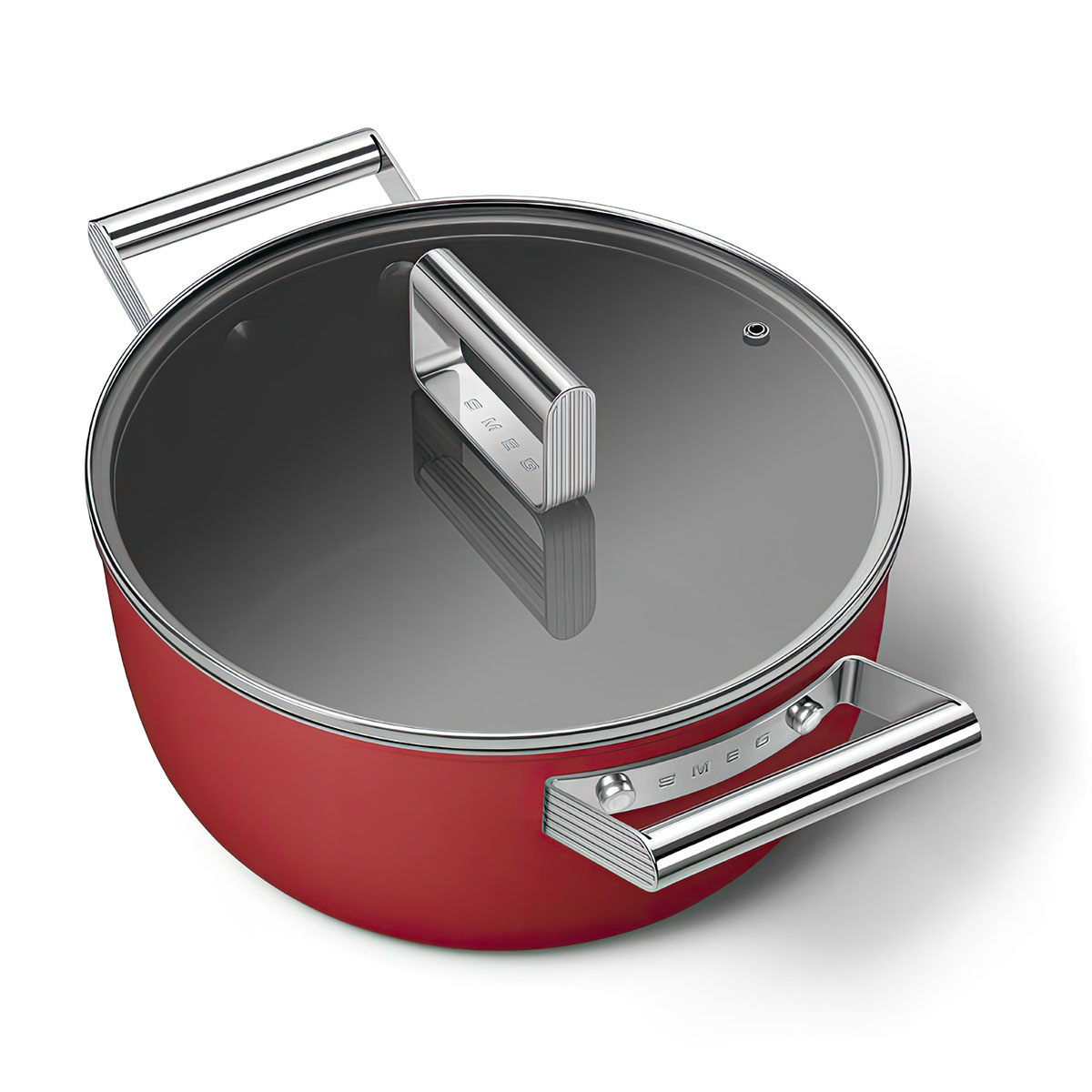 Кастрюля Smeg 50’s Style 24см, red