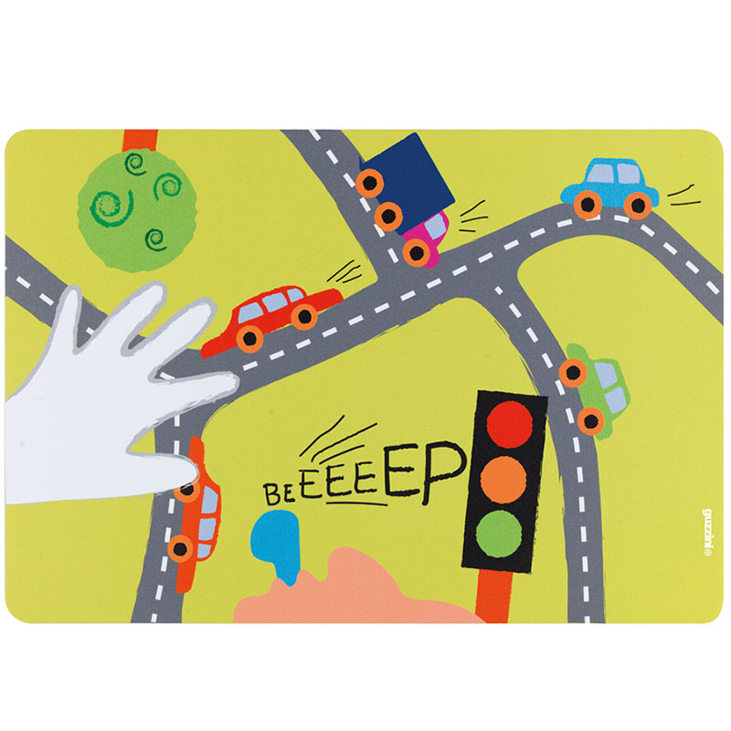 

Коврик сервировочный детский On the Road зеленый