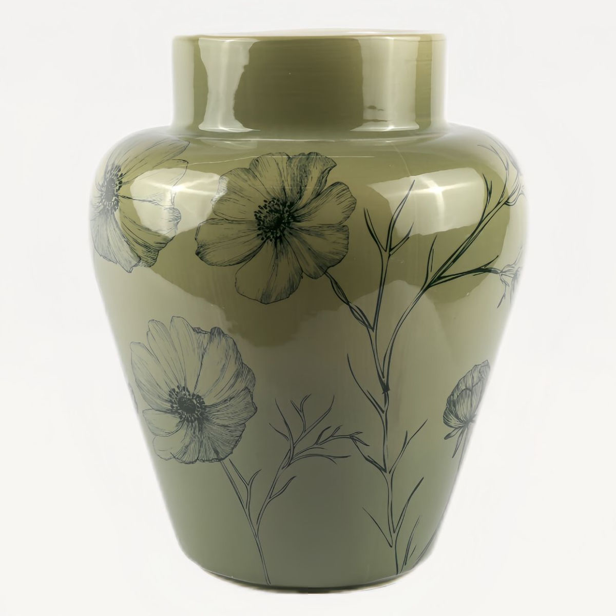 Ваза Ильинская Дымов Керамика Космея вечер 20.00