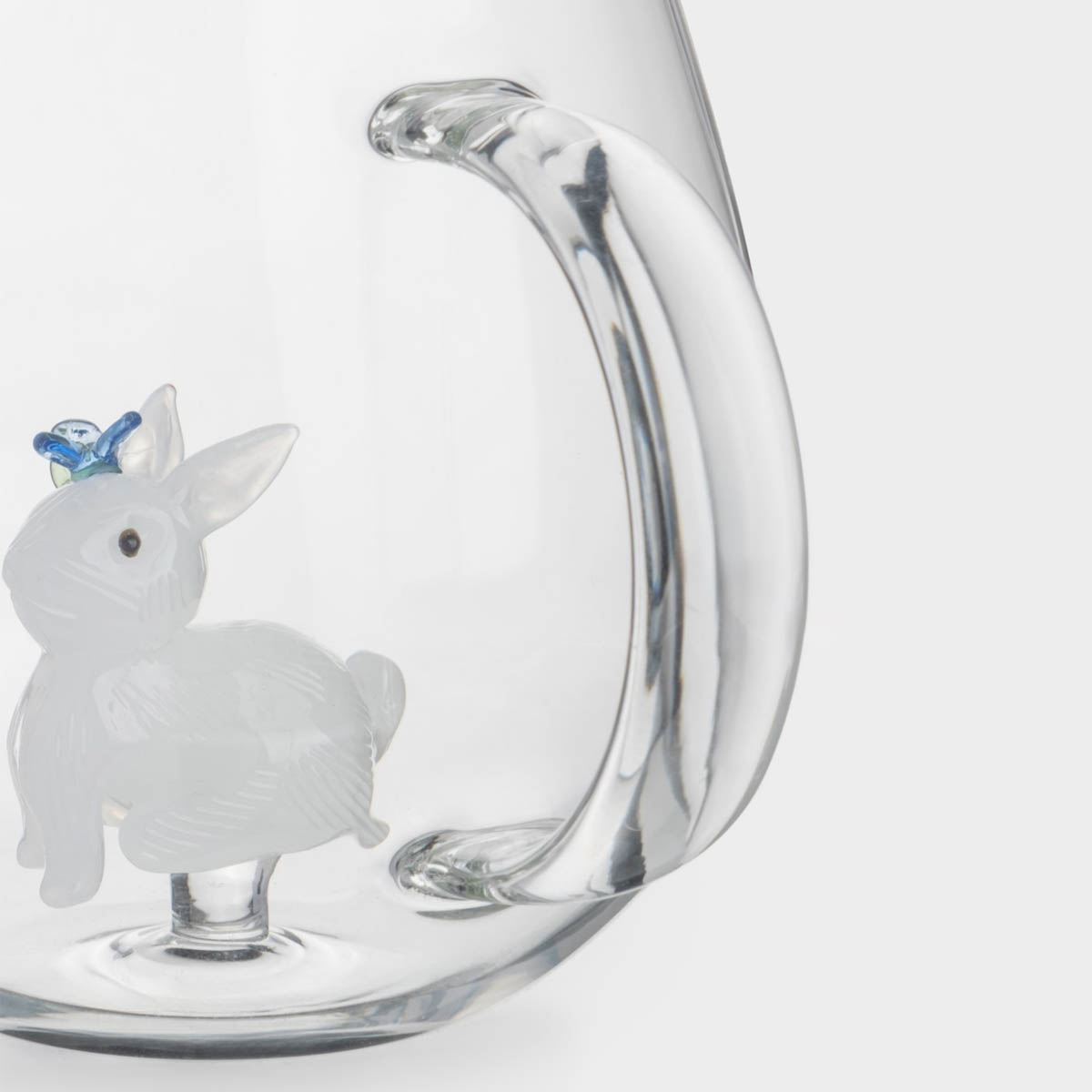 Кружка Anna Lafarg Пасха Золотая Кролик с цветком