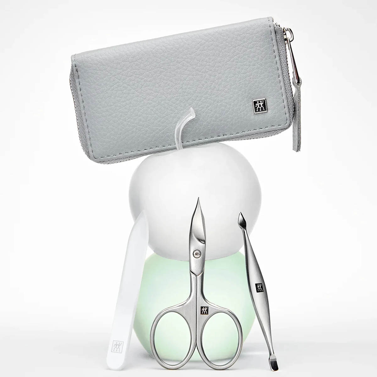 Набор маникюрный 3 предмета Zwilling Beauty Premium, серый