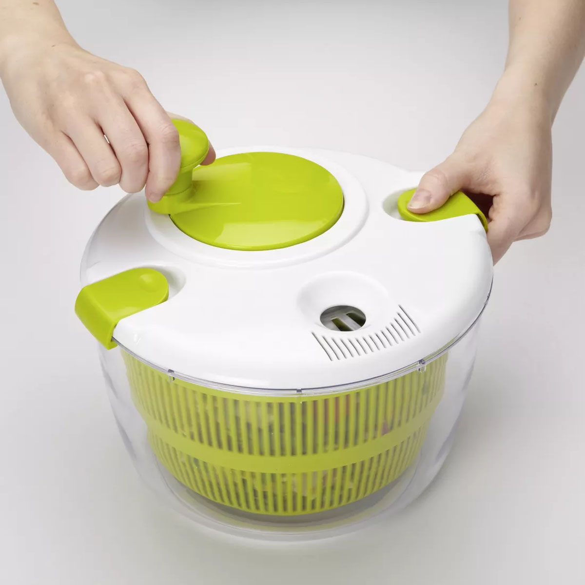 Сушилка для салата с крышкой Kitchen Craft Twist action