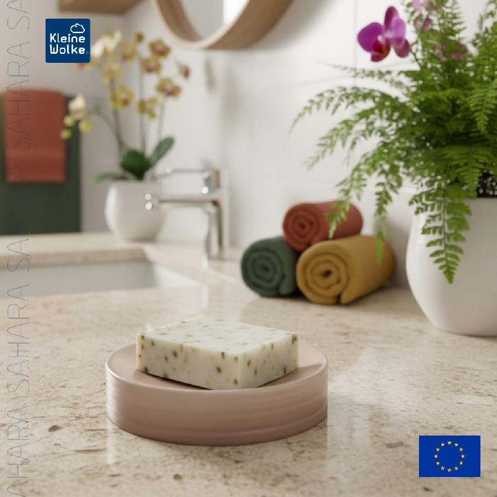 Мыльница Kleine Wolke Sahara, цвет песочный