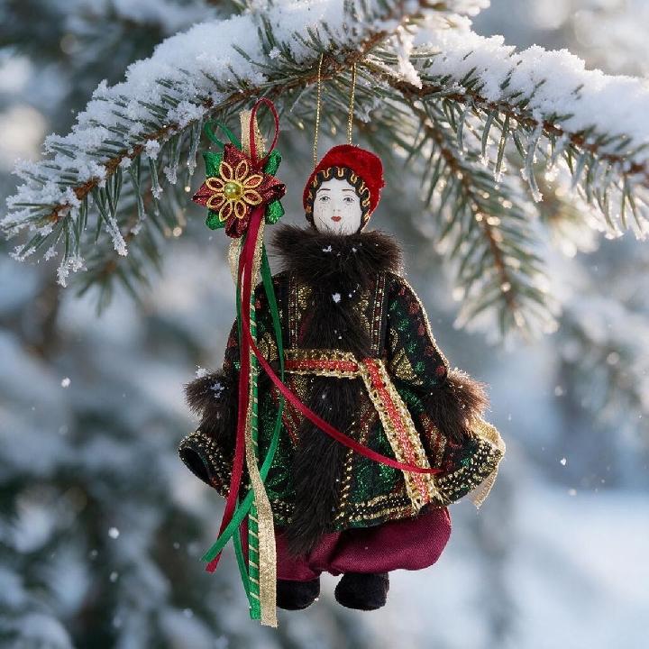 Елочная игрушка Мануфактура подарков Дети в зимней одежде