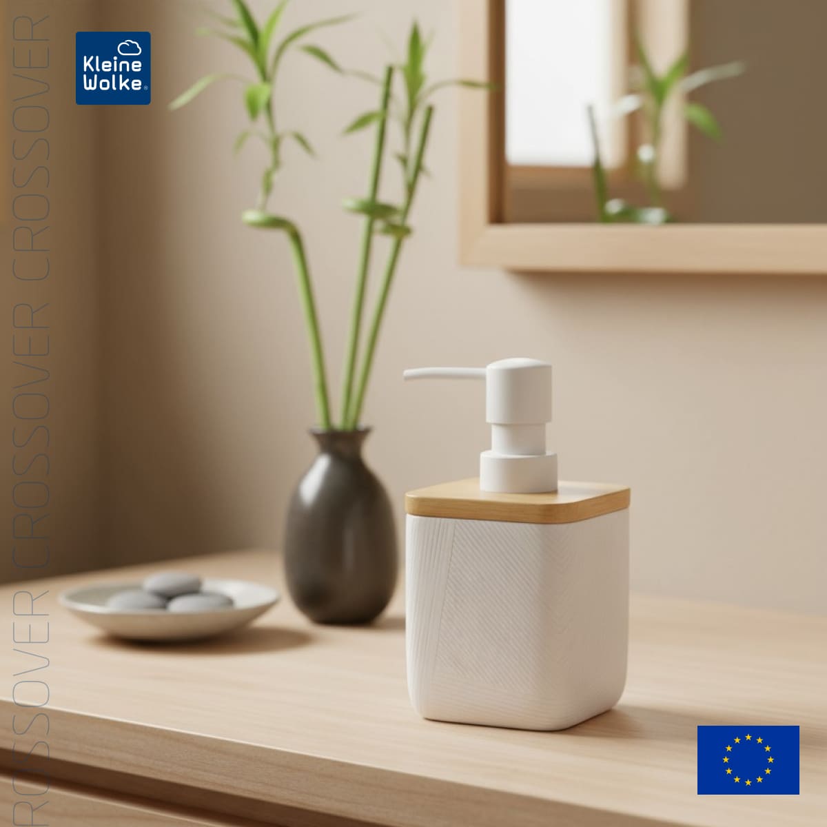 Дозатор для жидкого мыла Kleine Wolke Crossover White