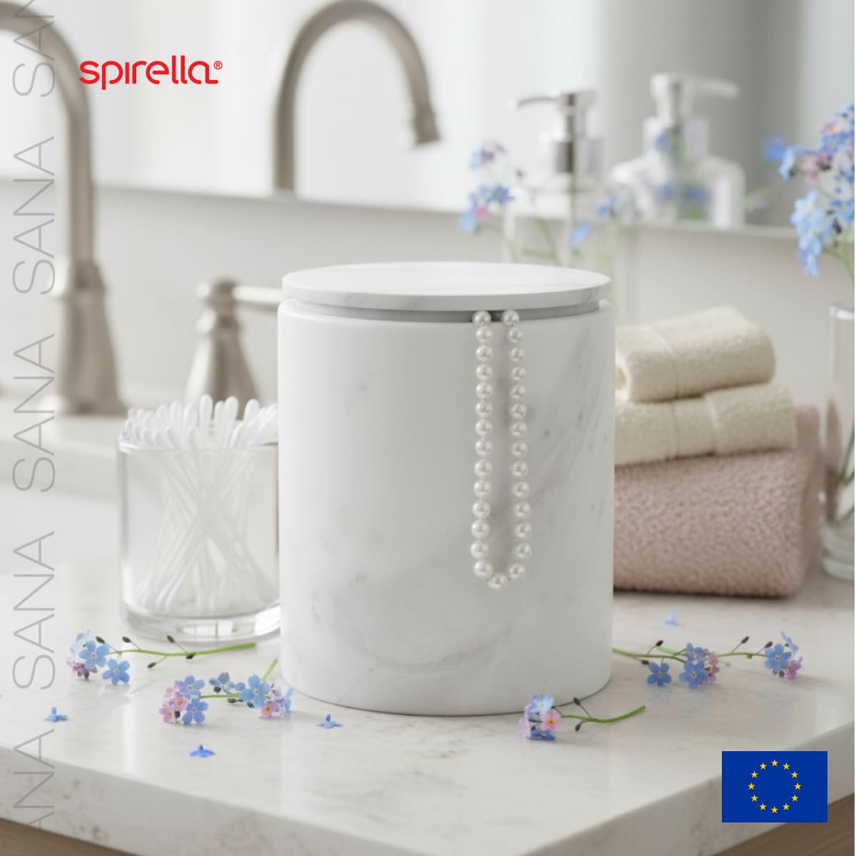 Емкость для аксессуаров Spirella Sana