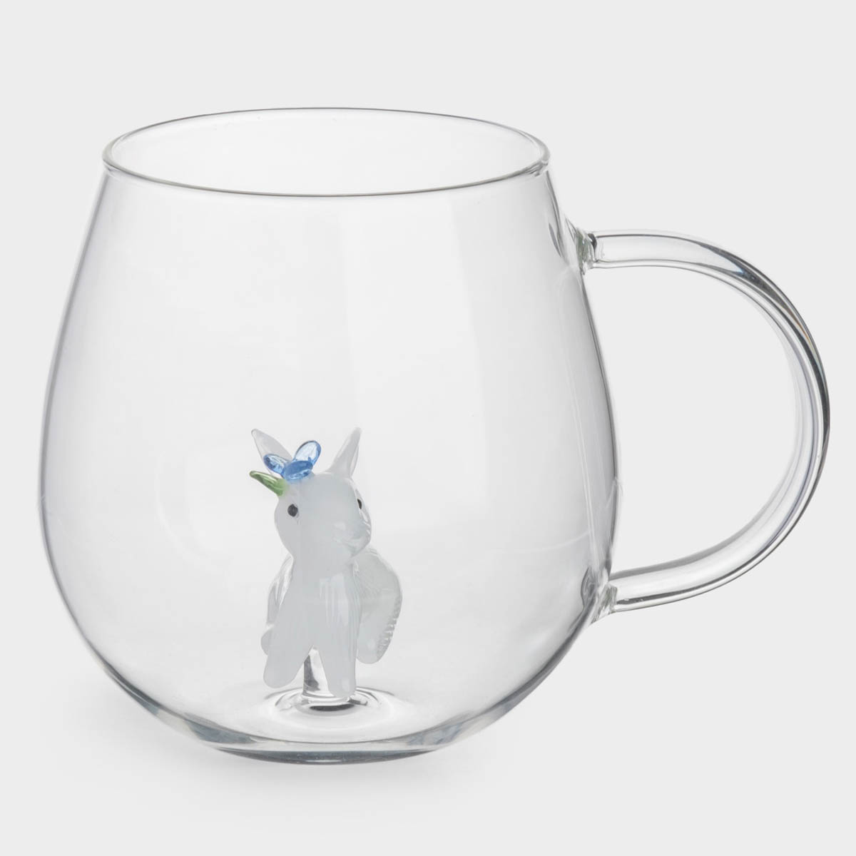 Кружка Anna Lafarg Пасха Золотая Кролик с цветком