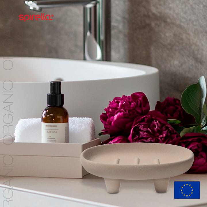 Мыльница Spirella Organic, цвет бежевый