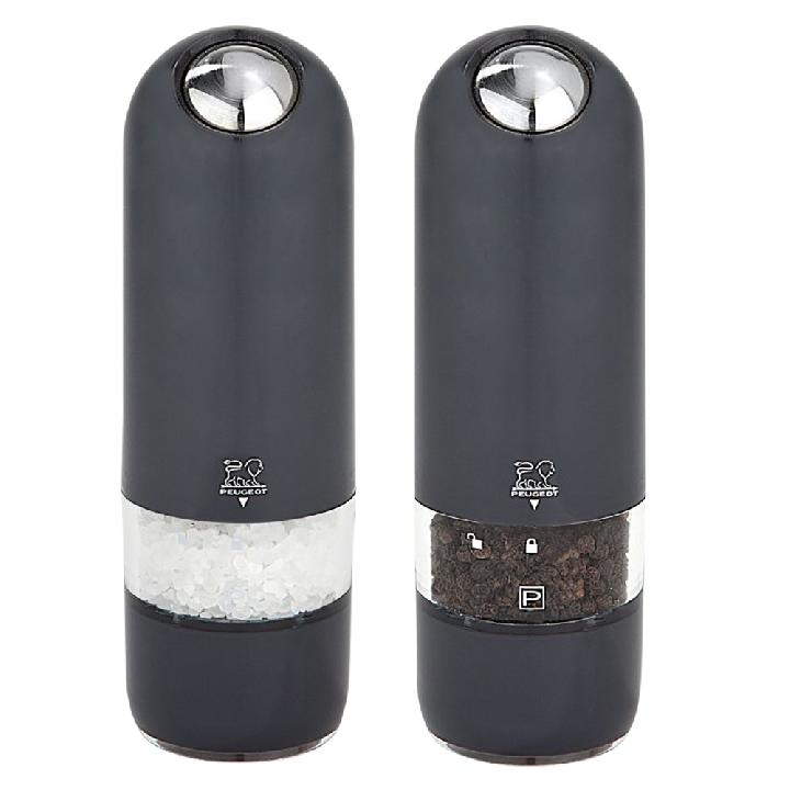 Набор мельниц для соли и перца электрический Peugeot Alaska Duo, черный
