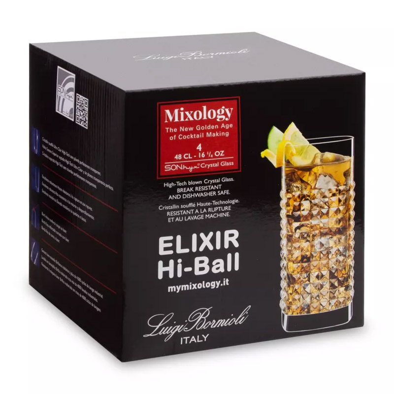 Набор стаканов для воды Luigi Bormioli Mixology, 4шт