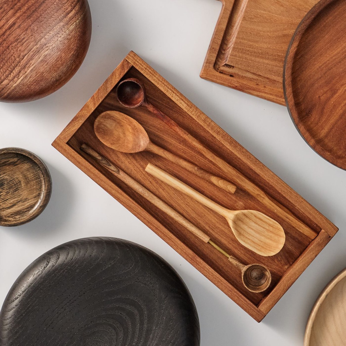 Ящик для приборов горизинтальный Kenai Ceramics Wood