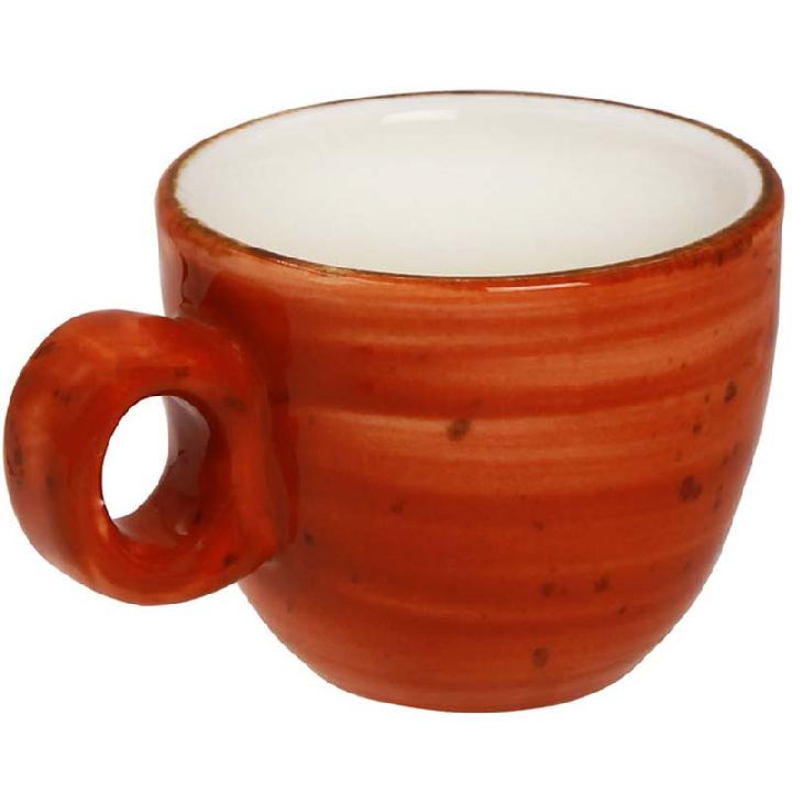 Чашка кофейная Petye Rustics, цвет терракотовый
