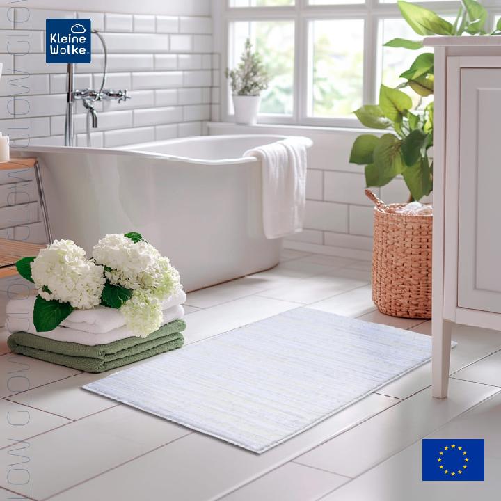Коврик для ванной комнаты Kleine Wolke Glow 70x120см, белый