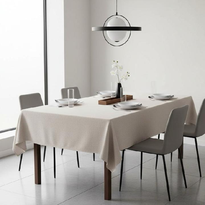 Скатерть Coucke Cambrai 160x240см, цвет серо-бежевый