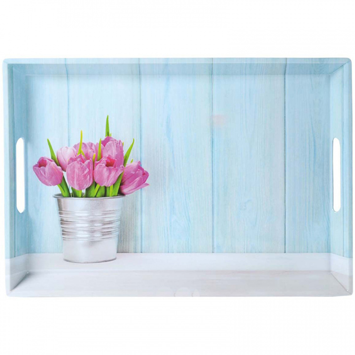Поднос Kesper Тюльпаны 50x35x4,5см