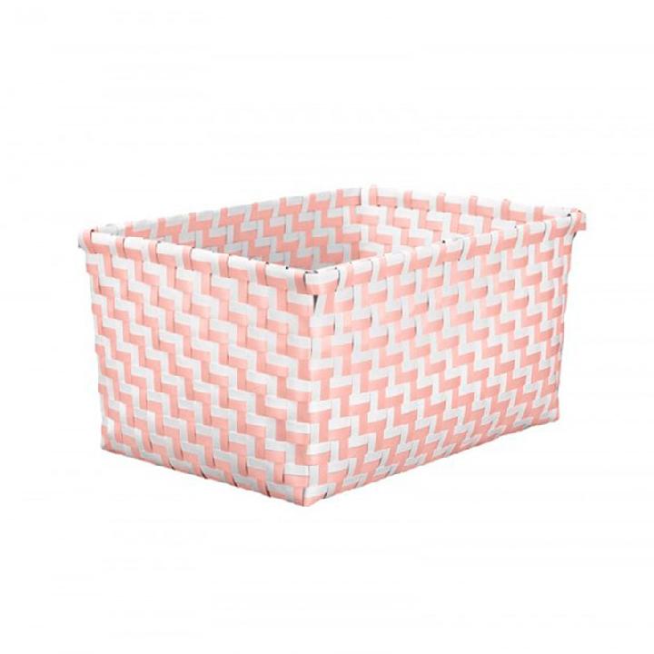 Корзина для хранения Kleine Wolke Box Double Light Pink 33х17х23см, цвет розовый