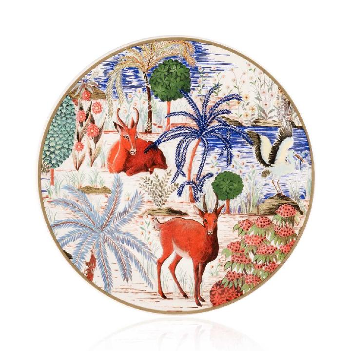 Тарелка для канапе Gien Le Jardin Du Palais Антилопа