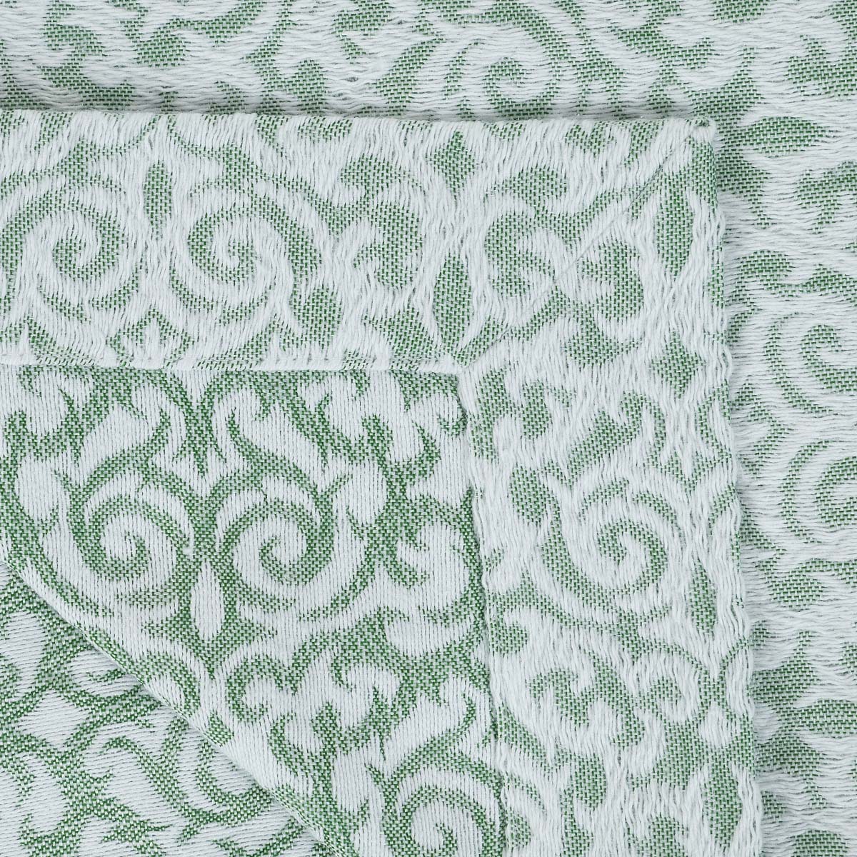 Покрывало 2-спальное Portugal Home Margot White & Green 240х260см